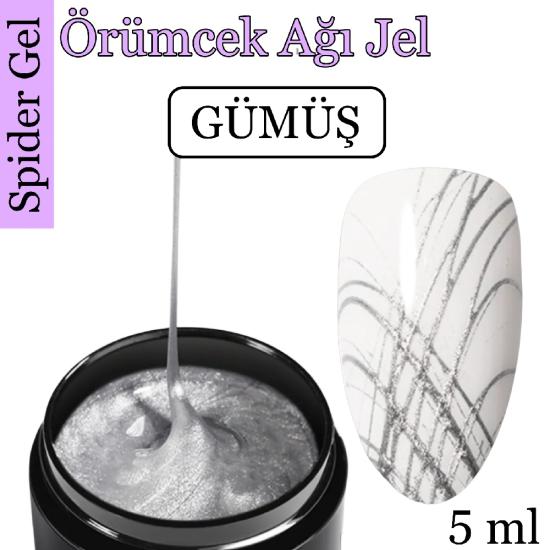 Spider Jel Paint Boya 007 / Gümüş rengi 5gr