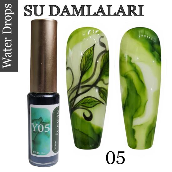 AKVAREL BOYA WATER DROPS (Alkol Bazlı) NO: 05 YEŞİL