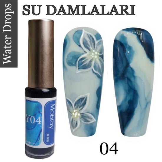 AKVAREL BOYA WATER DROPS (Alkol Bazlı) NO: 04 MAVİ