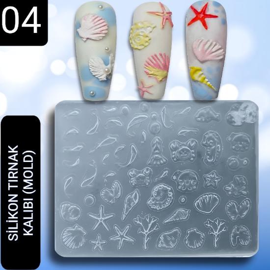 SİLİKON MOLD PALETİ NO:04 DENİZ DESENI 