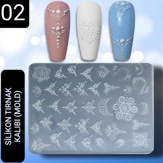 SİLİKON MOLD PALETİ NO:02 FRENCH DESENI