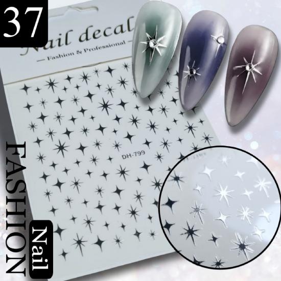 YAPIŞKANLI TIRNAK STİCKER YILDIZ