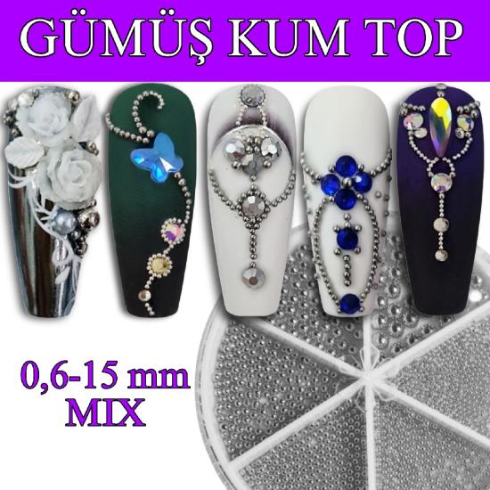 Gümüş Kum Toplar MİX 