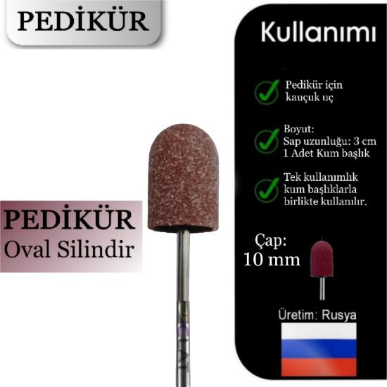 PEDİKÜR FREZE TÖRPÜ UCU 10 mm 180 gr