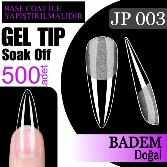 JEL TIRNAK TİPS DOĞAL JP 003 500 ADET