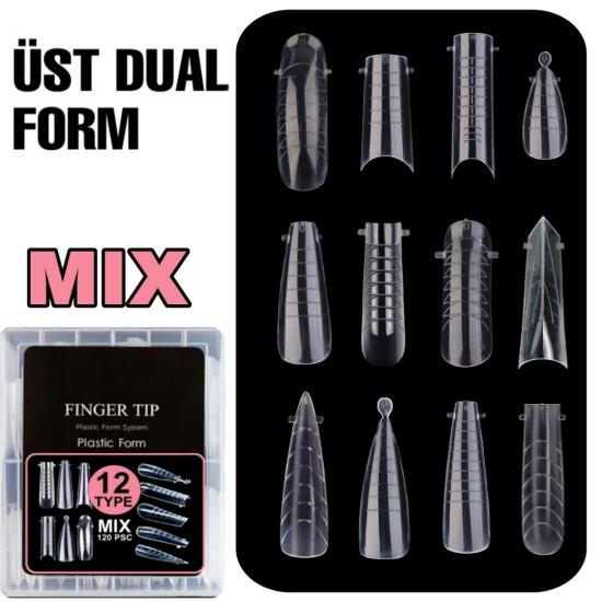 DUAL ÜST FORM (KALIP) MIX 12 ŞEKLİ 120 ADET