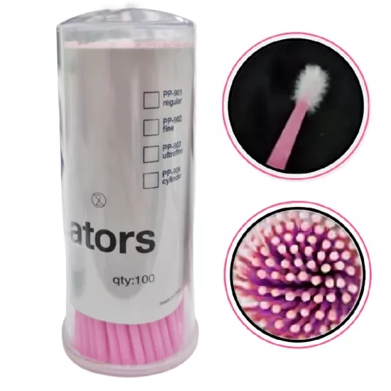 Kirpik Mikro Fırça [Microbrush] 100 ADET