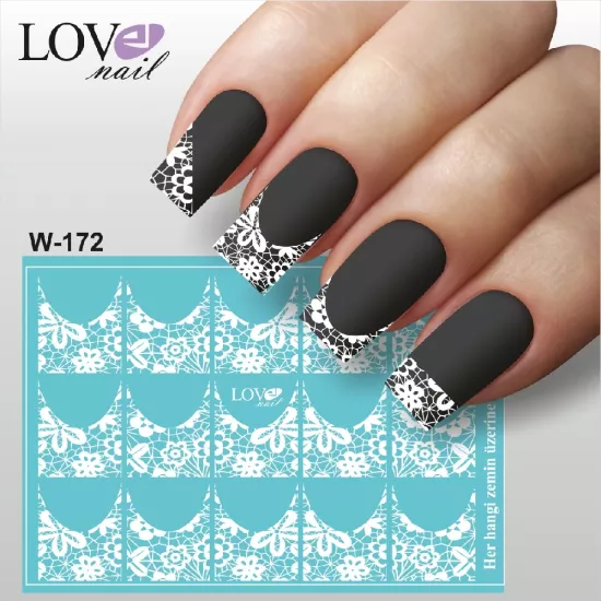 Sticker slider (su transfer) W 172 (HER HANGİ FON İÇİN UYGUNDUR)