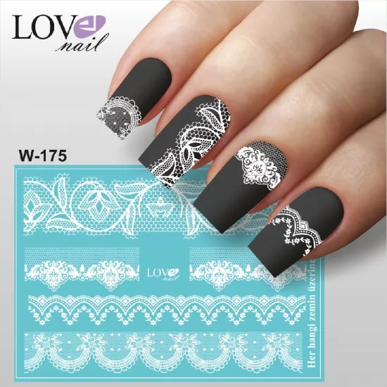 Sticker slider (su transfer) W 175 (HER HANGİ FON İÇİN UYGUNDUR)