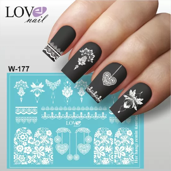 Sticker slider (su transfer) W 177 (HER HANGİ FON İÇİN UYGUNDUR)
