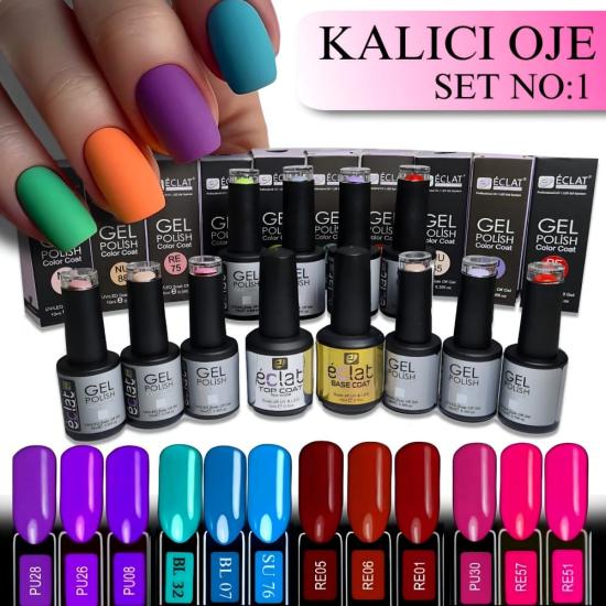 NO:1 KALICI OJE SETİ (10 ADET KALICI OJE+BASE+TOP )
