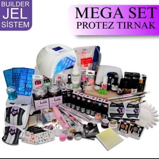 PROTEZ TIRNAK BUILDER JEL  ULTRA MEGA SET
