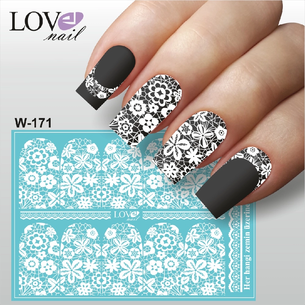 Sticker slider (su transfer) W 171 (HER HANGİ FON İÇİN UYGUNDUR)