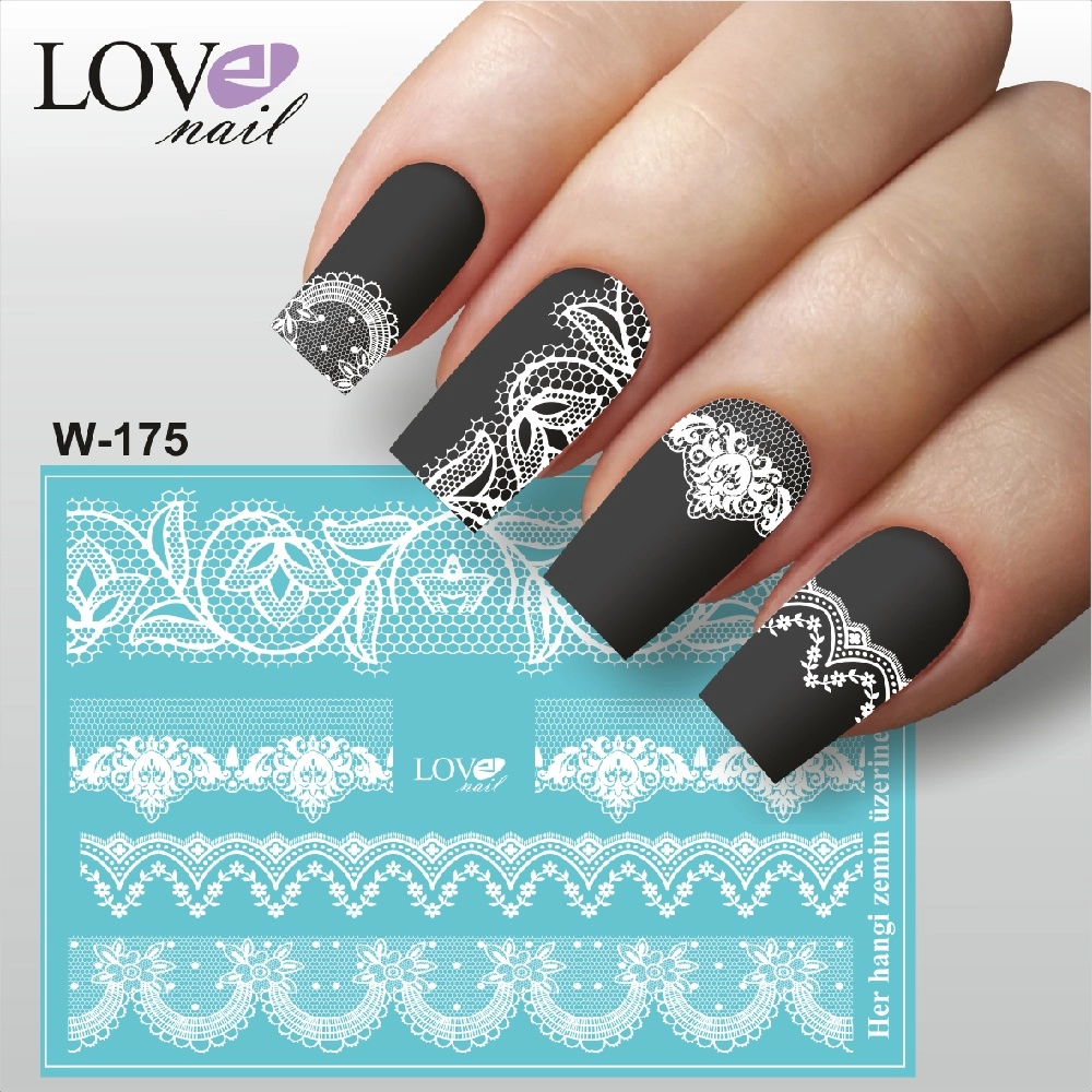 Sticker slider (su transfer) W 175 (HER HANGİ FON İÇİN UYGUNDUR)